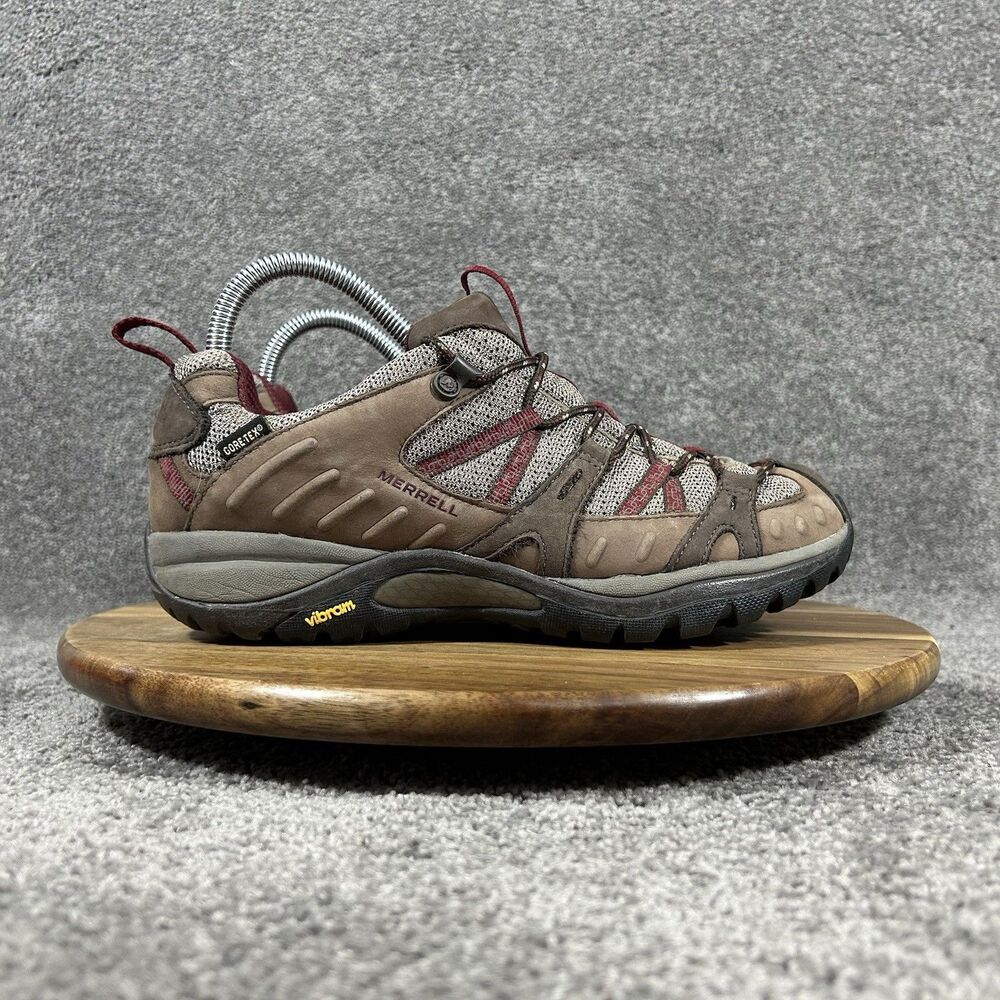 Merrell Siren Sport GTX XCR Womens Sz 8.5 Stone Cordovan Waterproof Hiking Shoes